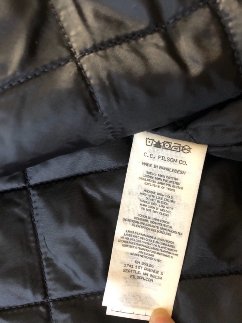 Filson Men's Olive Field Chore Jacket - Picture 5 of 10